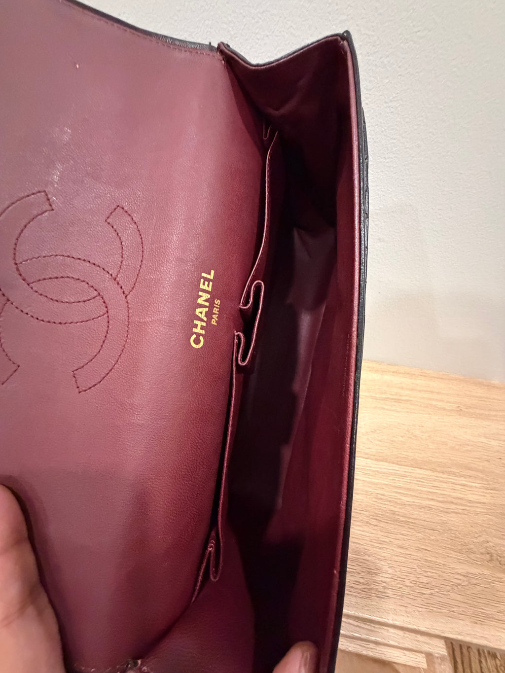 Vintage 90s Chanel Classic Double Flap Bag