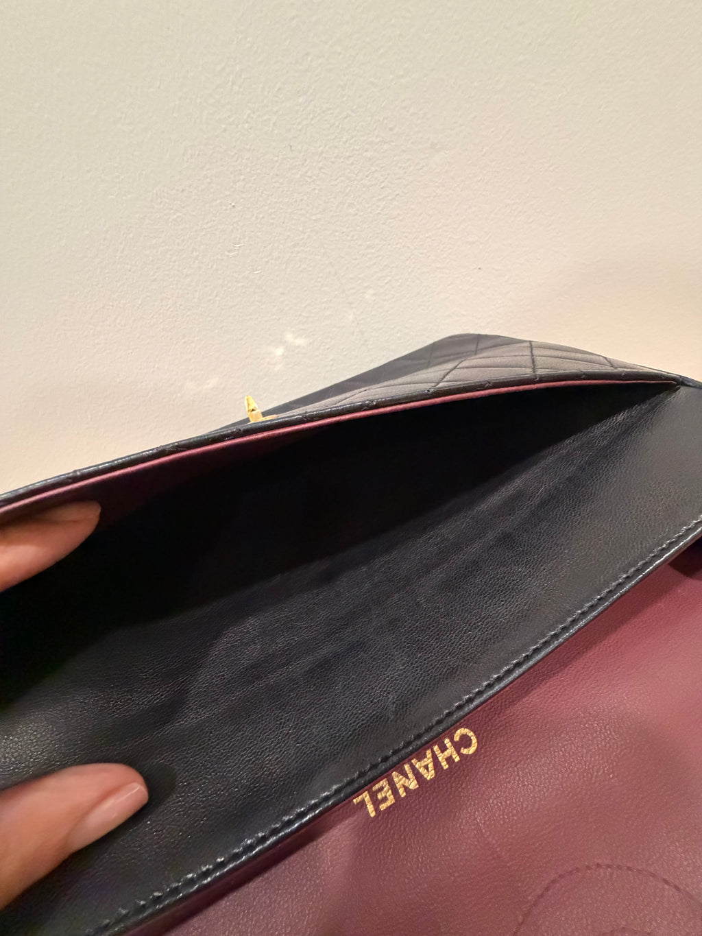 Vintage 90s Chanel Classic Double Flap Bag