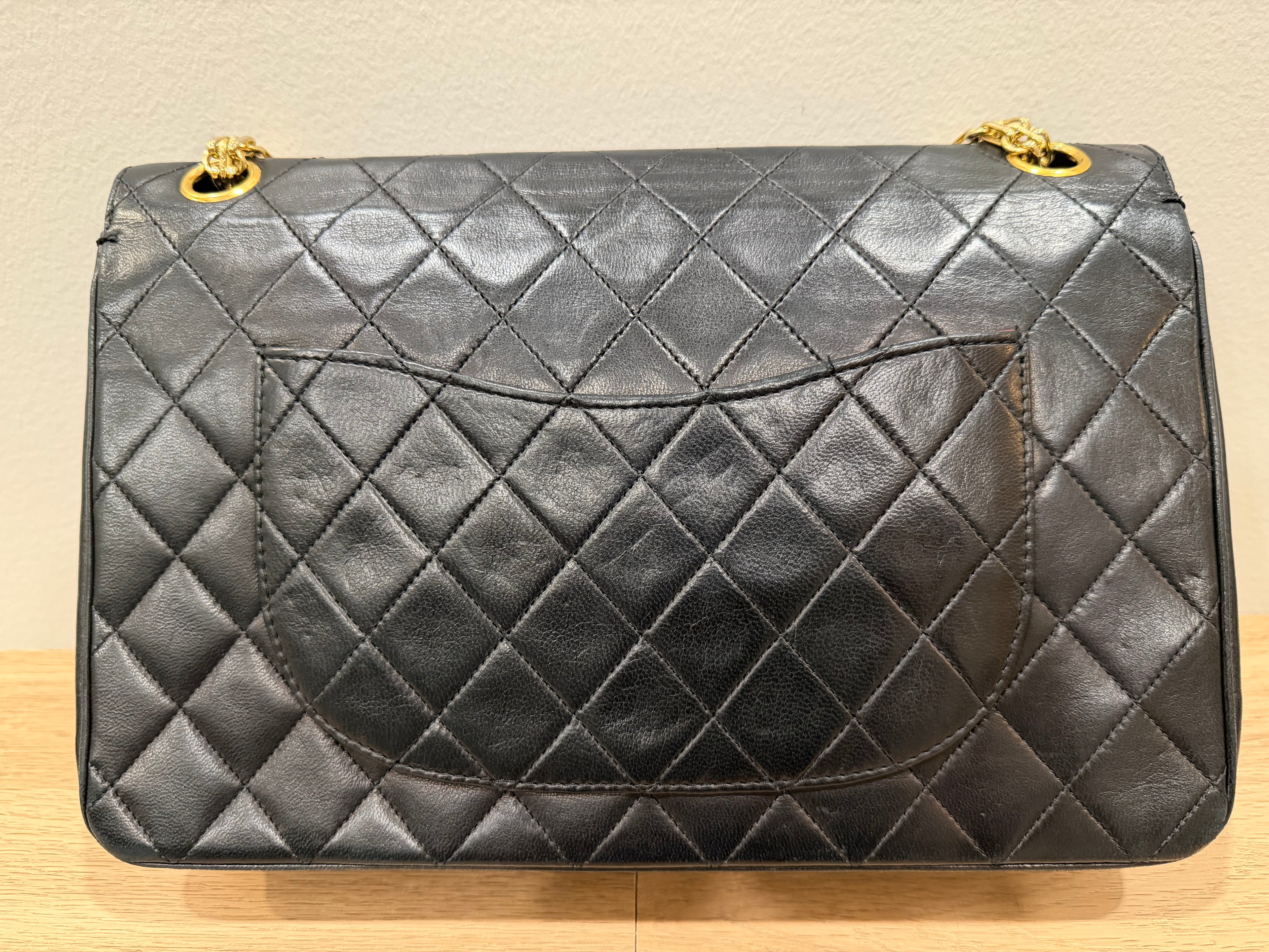 Vintage 90s Chanel Classic Double Flap Bag
