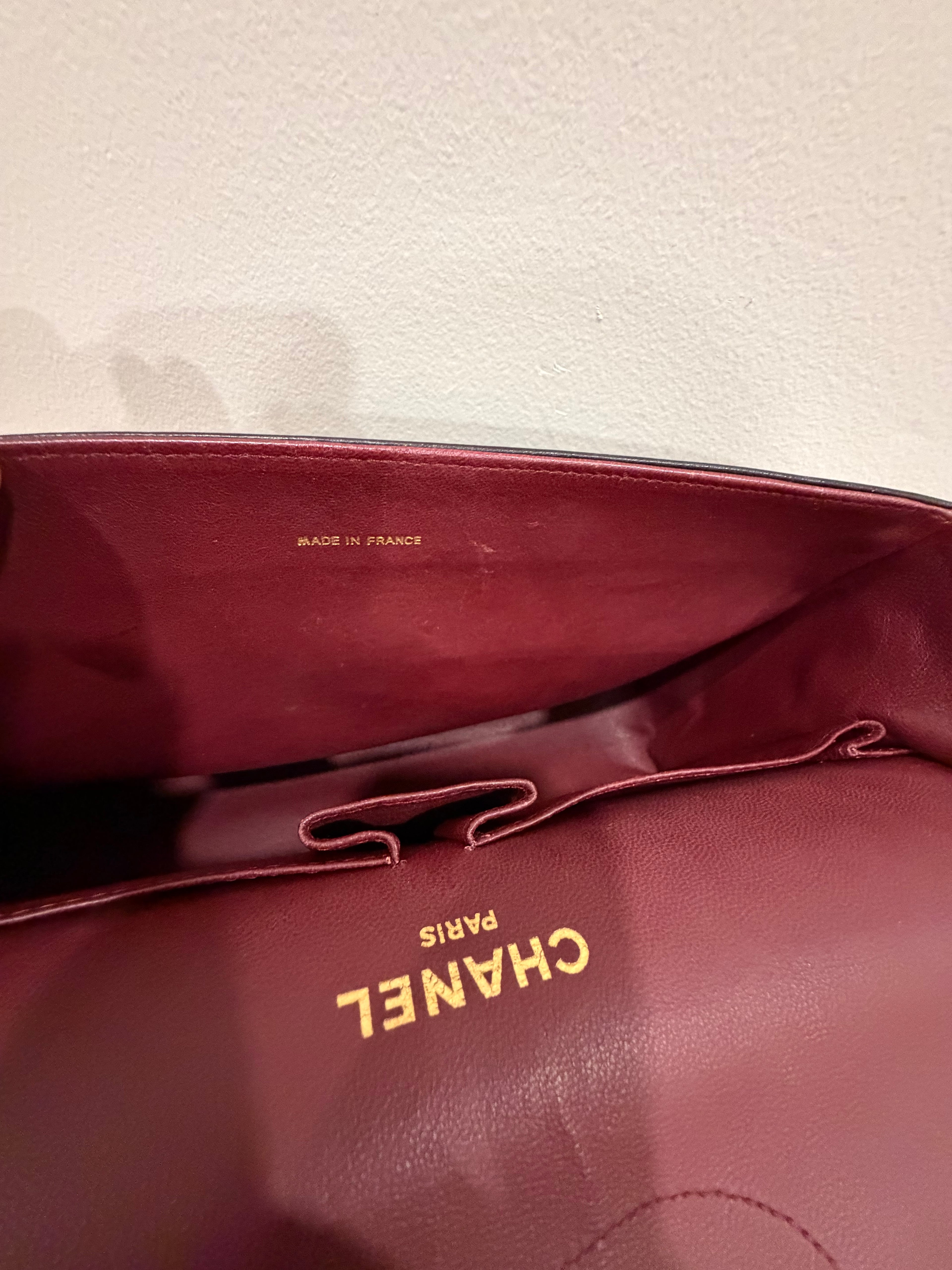 Vintage 90s Chanel Classic Double Flap Bag