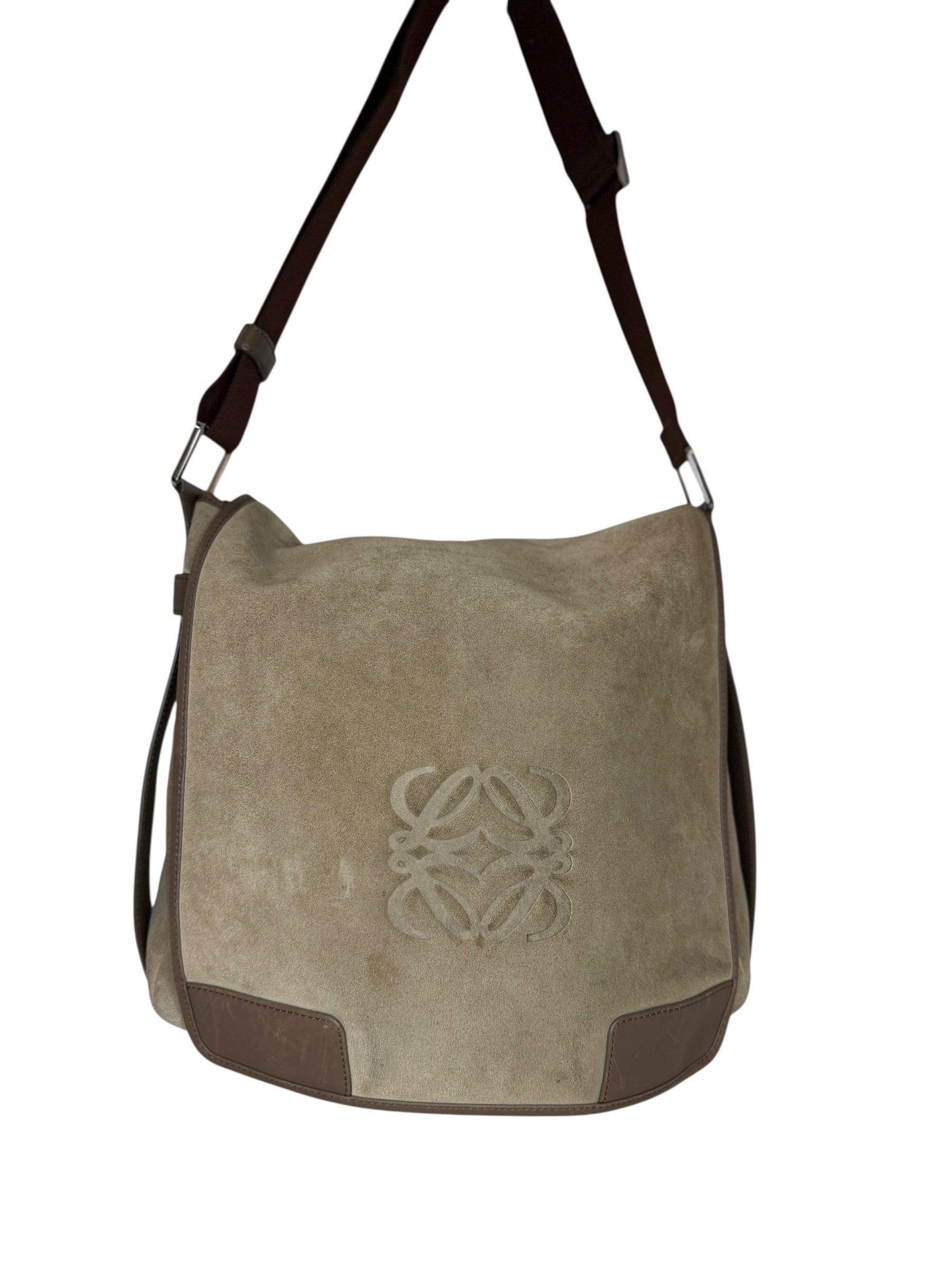 Loewe Suede Messenger / Shoulder Bag