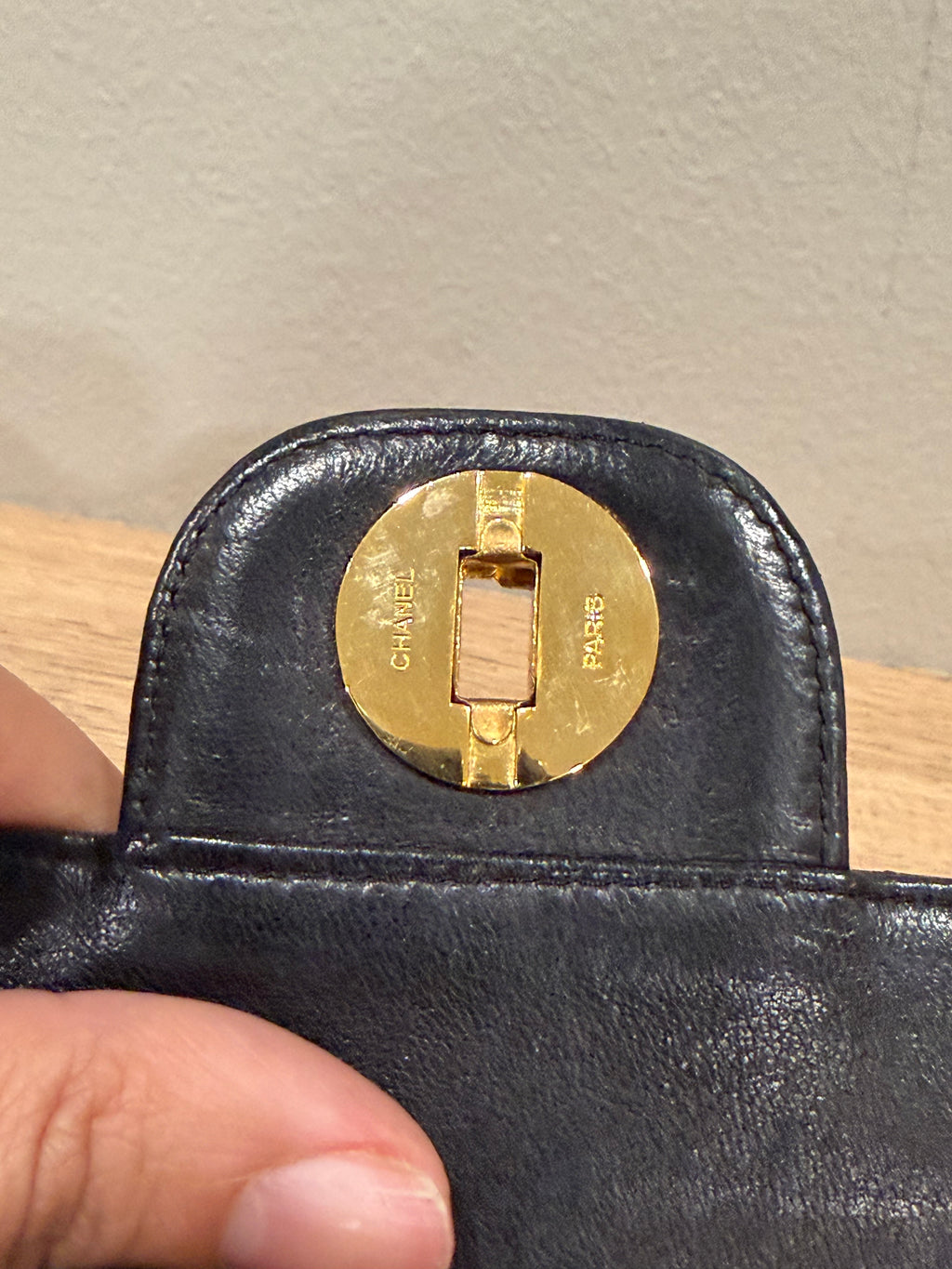 Vintage 90s Chanel Classic Double Flap Bag