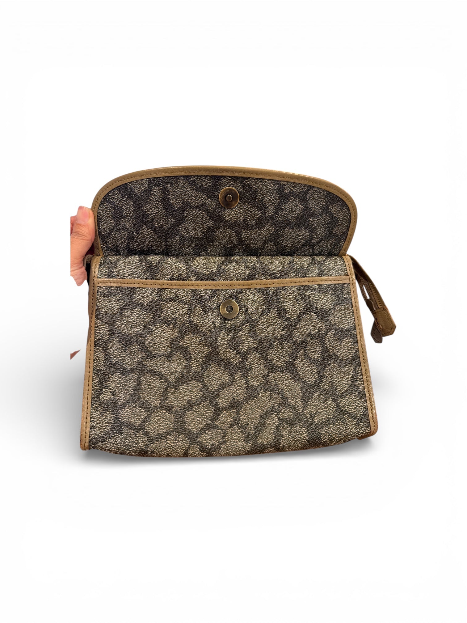 Yves Saint Laurent Giraffe Print Clutch